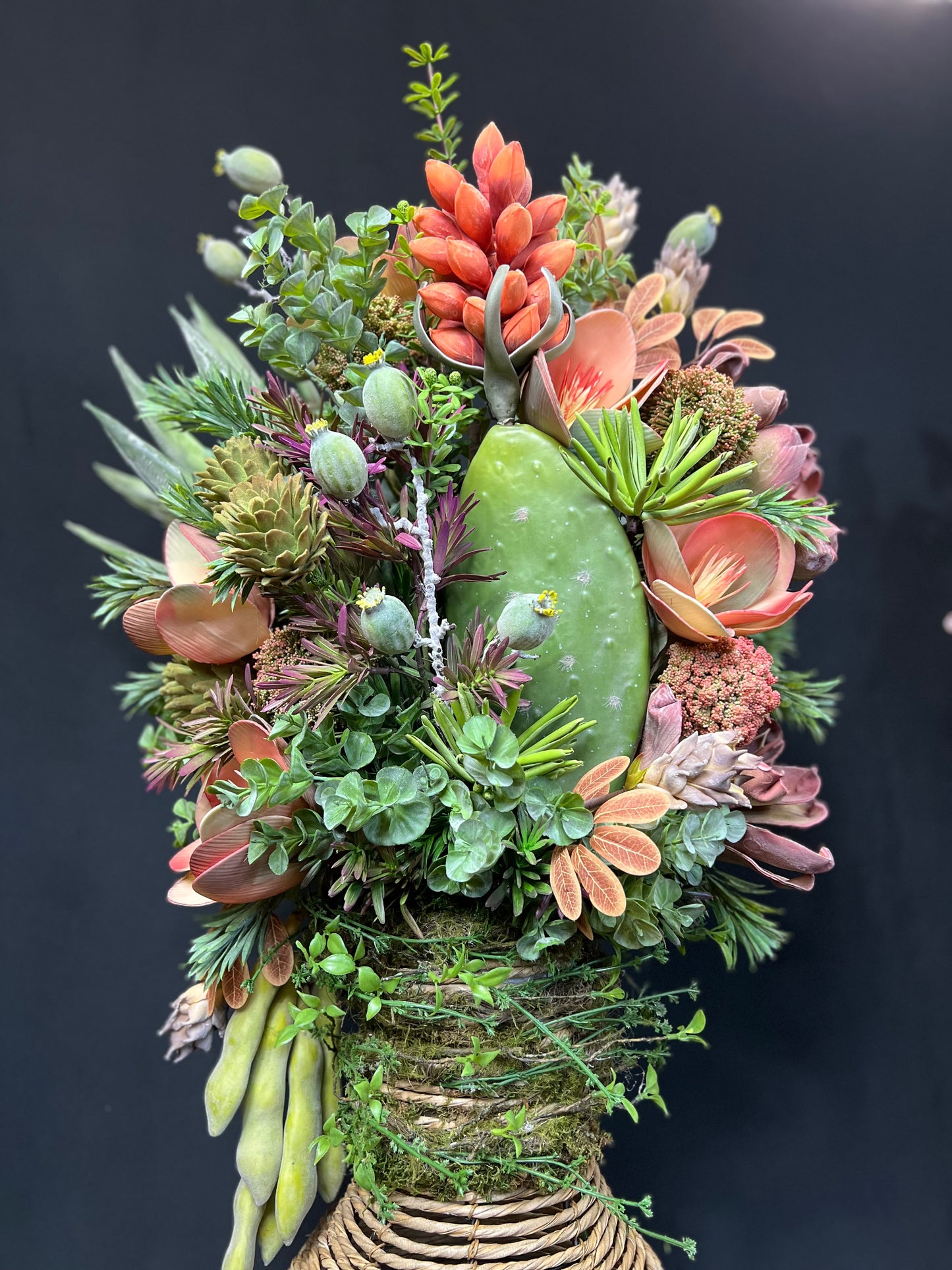 Custom Trio Seagrass Arrangements