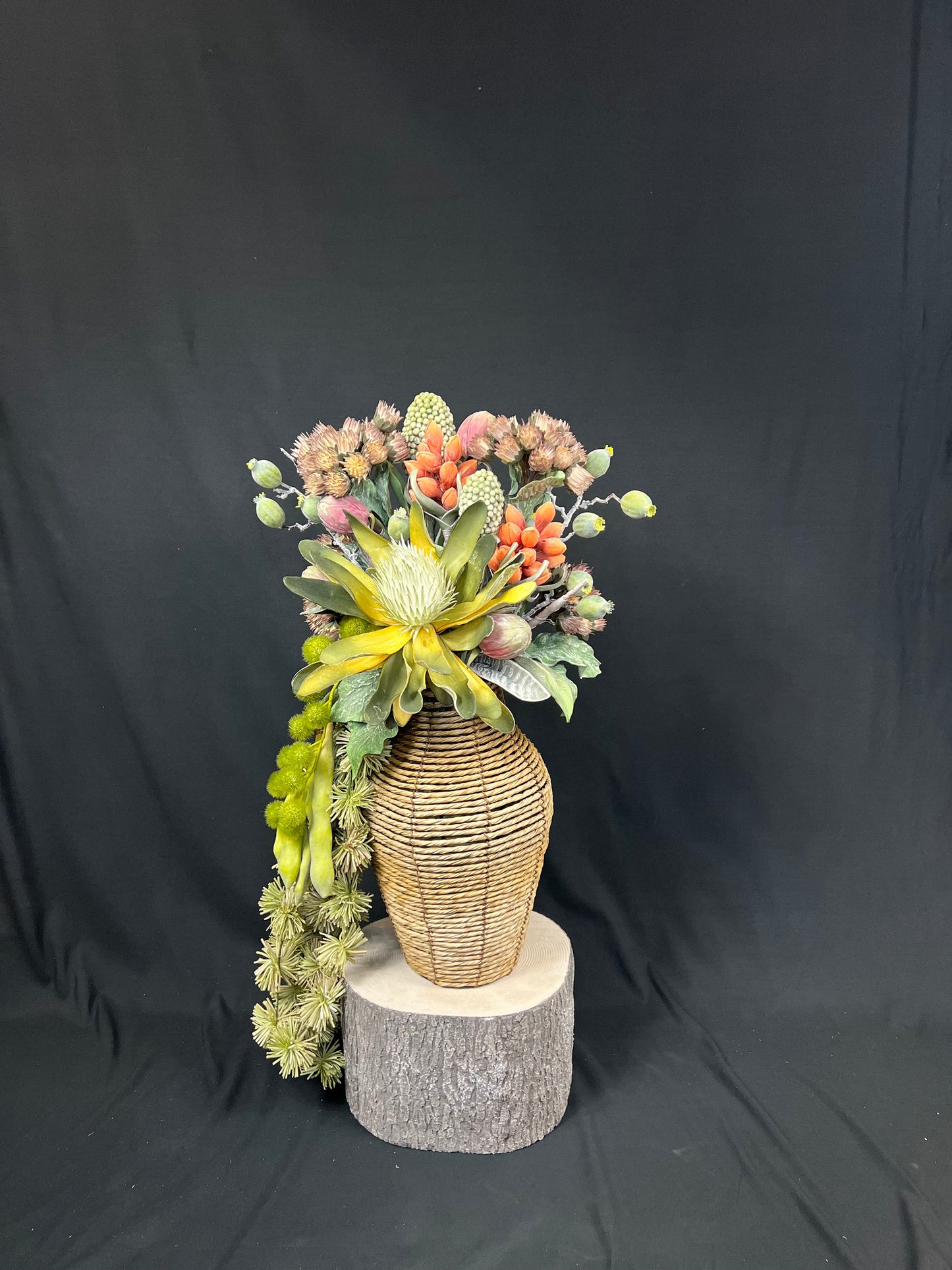 Custom Trio Seagrass Arrangements