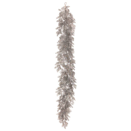 LAZER GLITTER PINE GARLAND 48"